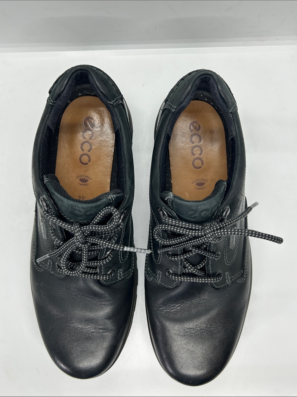 ECCO Men's Black Rugged Track GTX Tie Hiking Shoes Size 44 EU/10.5 US